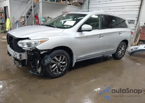 2013 Infiniti Jx35 from USA, damaged, VIN 5N1AL0MM5DC349860
